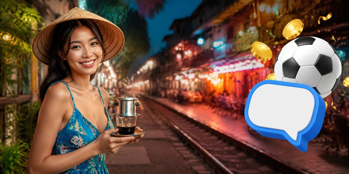 Người dùng Hà Nội theo dõi kết quả bóng đá và cá cược thể thao bên ly cà phê